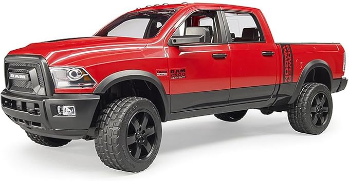 Bruder Toys - Recreational Realistic RAM 2500 Power Pick Up Truck with Openable Doors and Tailgate - Ages 3+